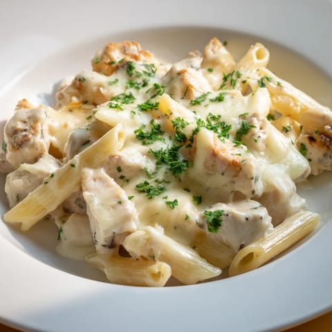 Chicken Alfredo Bake