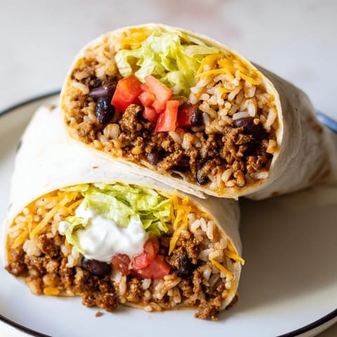 Hearty Beef Burrito Wrap