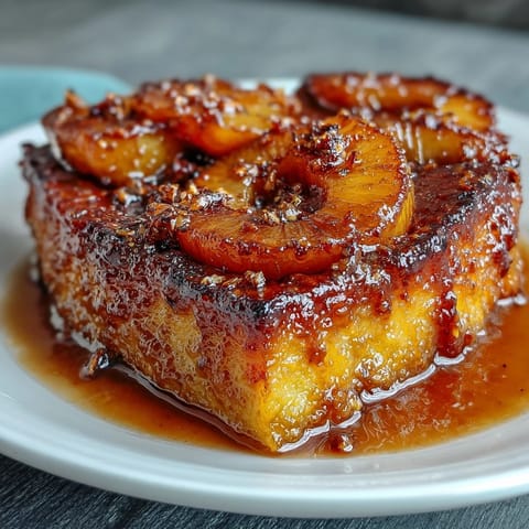 Soul Food Candied Yams with Brown Sugar Syrup: tender sweet potatoes baked in a rich, buttery syrup spiced with cinnamon and nutmeg.