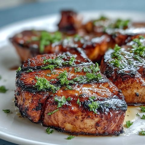 Golden sea scallops seared to perfection and drizzled with a vibrant lemon butter sauce, served with fresh parsley and lemon wedges.