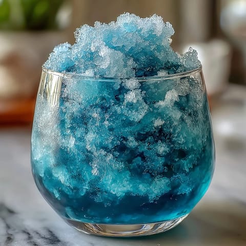 Blue Raspberry Lemonade Slushie