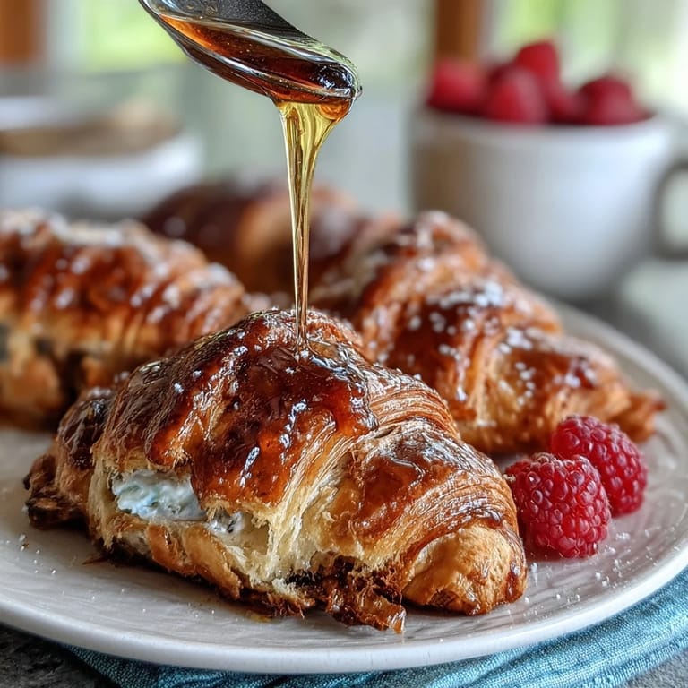 Elegant brunch spread featuring mini croissants, berries, and mimosas—perfect for a special Mother's Day gathering.