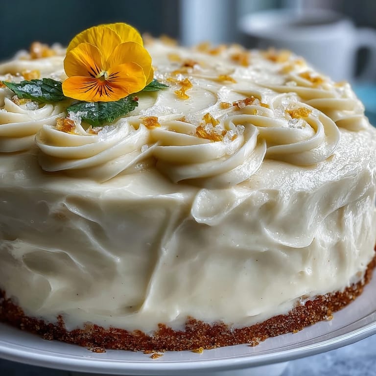 Fluffy citrus cake, perfect for celebrating with a floral frosting.