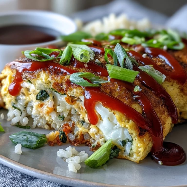 Savory ketchup-seasoned rice tucked inside a tender, glossy omelet.